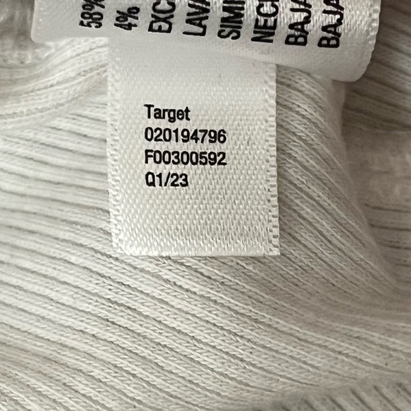 Colsie Ivory Lace Trim Crop Top Ribbed Knit L Boho Hippie Ethereal Balletcore L - Picture 6 of 10